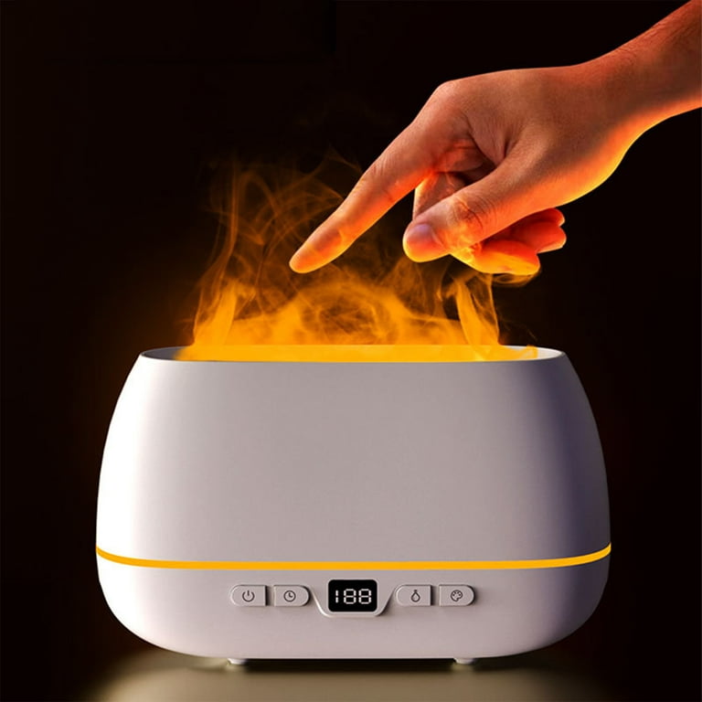 KKCXFJX home appliances Flame Diffuser Humidifier 7 Flame Colors