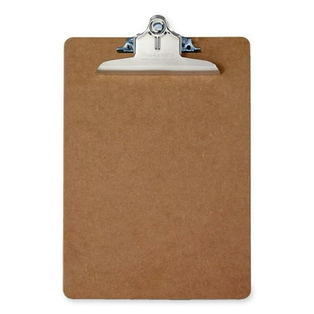 Saunders, SAU05610, Brown Hardboard Clipboards, 1 Each, Brown
