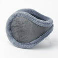 thumbnail image 1 of New Thickened Plush Warm Earmuffs Winter Men‘s Ear Protection Ear Warm Solid Color Student Cold-proof Rear Wear Earmuffs, 1 of 6