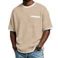 thumbnail image 2 of Camiseta Casual de Manga Corta con Cuello Tripulado 100% Fibra de Poliéster, Lavable en Máquina, Versátil para el Uso Diario, 2 of 6