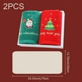 thumbnail image 2 of Christmas Hand Towels 2pcs Hand Towels Gift Set Decorative Christmas Towe Washing Hand Face Towel Cloth for Home Bathroom, 2 of 7
