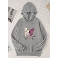 thumbnail image 2 of Sudadera Larga Con Capucha Para Mujer De Estilo Casual, 2 of 7