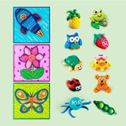 Hello Hobby Non-Drying Modeling Clay Kit - Arts and Crafts Kit for Kids with 70 Pieces and Guided Activities
