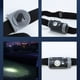 thumbnail image 4 of Eigraketly Linterna frontal con sensor, 3 modos, suministros de emergencia impermeables ajustables, linterna frontal recargable por USB para caza, Estufas de camping, 4 of 6