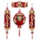 thumbnail image 5 of Coplas chinas del año Nuevo Lunar, coplas del Festival de Primavera/tradicional, decoración del año Nuevo Chino 2024 para año Nuevo/lunar, 5 of 7