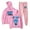 Pink, variant on Jey Uso Yeet Logo Hoodies Jogger Pants Two Piece Set Sweatshirts+Sweatpants Women Men Outfits Sets