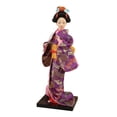 thumbnail image 2 of Muñeca kimono de geisha japonesa asiática coleccionable, artesanía tradicional de 9 pulgadas para oficina Estilo E, 2 of 8