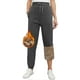 thumbnail image 1 of Women's Sherpa Fleece Lined Joggers Pants Winter Thermal Warm Trousers Thick, 1 of 5