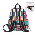 thumbnail image 5 of FORMRS Kids School Backpack with Front Zippered Pocket 12" Student Travel Daypack, Pink Geometric, 5 of 6