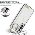 thumbnail image 2 of Funda de PU con anillo de cobertura total antideslizante para Samsung Galaxy S22 con pulsera, 2 of 5