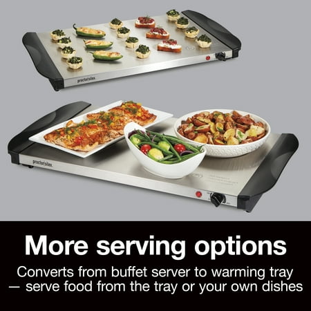 Proctor Silex - Triple Buffet Server - STAINLESS STEEL