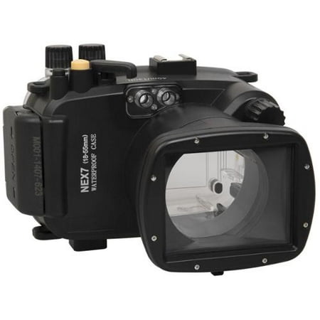 Polaroid SLR Dive Rated Waterproof Underwater Housing Case For The Sony NEX 7 Camera with a 18-55mm