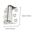 thumbnail image 2 of 2pcs Heavy Duty Stainless Steel Door Hinge Smooth Double Action Spring Hinges, 2 of 8