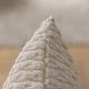 thumbnail image 3 of Juego de 2 fundas de almohada decorativas de pana a rayas de terciopelo y felpa, funda de cojín para sofá, 40,6 x 40,6 cm, color crema, 3 of 5