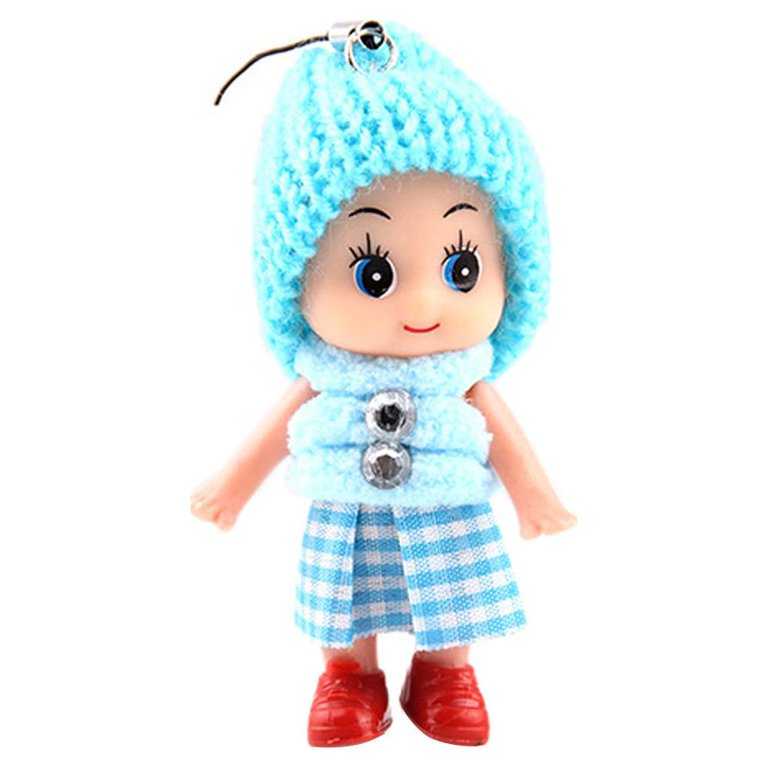 Aimik 5Pcs Kids Toys Soft Interactive Baby Dolls Toy Mini Doll For