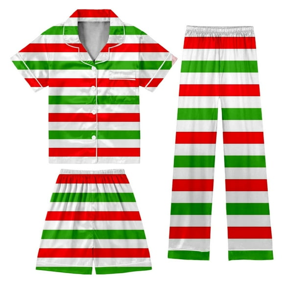Grandes Filles Petites Filles Robe avec Pantoufles Taille 6 Mois Facile à Vivre Robe 6 Peignoirs 7 16 Pyjama à Thème pour Enfants Vacances Famille Vêtements de Nuit Assortis Flanelle Imprimée Tenue Verte 12-13 Ans