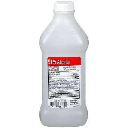 Equate First Aid Antiseptic Isopropyl Alcohol, 16 oz