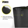 thumbnail image 5 of 5pcs Plant Grow Bags Thickened Nonwoven Aeration Fabric Pots Container, 5 of 12