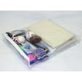 thumbnail image 4 of 4-Pack Heavy Duty Vinyl Zippered Closet Square Storage Bags (Clear) (15" x 18" x 2") for Sweaters, Blankets, Arts & Crafts, Toys and Much More! 2.3 Gallon, 4 of 5