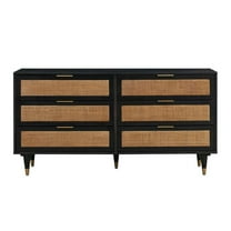 TOV Furniture Sierra Noir 6 Drawer Dresser