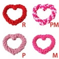 thumbnail image 2 of MarinaVida Valentine's Day Heart Shaped Rope Dog Chew Toys Pet Toys for Valentine's Day Dog Supplies, 2 of 3