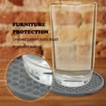 thumbnail image 4 of tredstone Portable Silicone Drink Coasters With Holder Convenient And Durable Accessory Convenient Green, 4 of 6