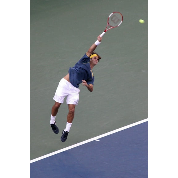 Roger Federer In Attendance For U.S. Open Tennis Championship Finals, Arthur Ashe Stadium, Flushing, Ny, September 11, 2005. Photo By Rob RichEverett Collection Celebrity (16 x 20)