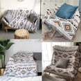 thumbnail image 3 of Manta Lqprom Boho Tejida con Borlas Estilo Azteca 130x160 cm, 3 of 9