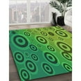 thumbnail image 3 of Ahgly Company Machine Washable Indoor Rectangle Transitional Green Area Rugs, 5' x 8', 3 of 7
