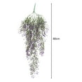 thumbnail image 4 of Fusipu 80cm Artificial Plant Colorfast Realistic Appearance Plant Wall Mounted Simulation Osier Rattan Bracketplant for Home, 4 of 8