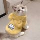 thumbnail image 1 of Sudadera con capucha y orejas de conejo de invierno para mascotas, ropa cálida con forro polar para perros, ropa de poliéster para mascotas., 1 of 6