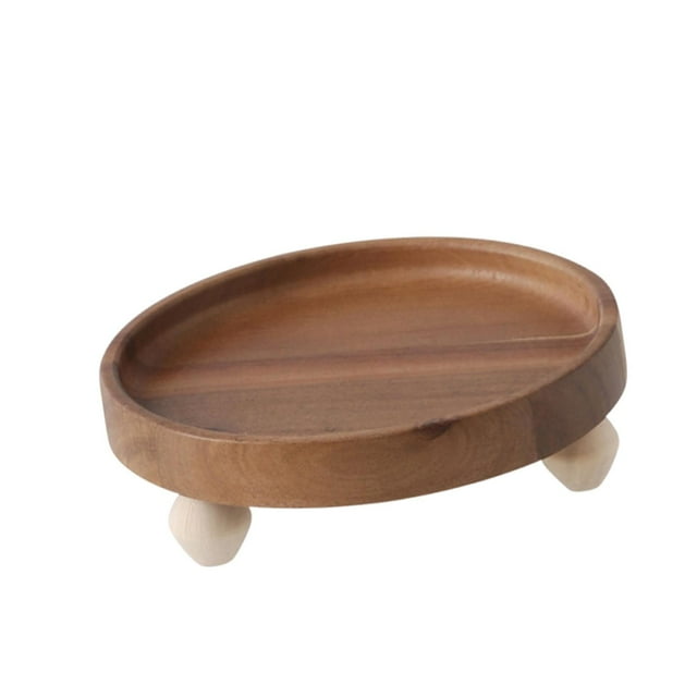 Pedestal de madera, elevador de madera, centro de mesa, decoración de moda, decoración L