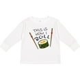 thumbnail image 3 of Inktastic This is How I Roll- cute sushi Boys or Girls Long Sleeve Toddler T-Shirt, 3 of 5