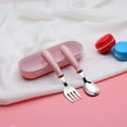 thumbnail image 3 of Vikakiooze Toddler Utensils,Stainless Steel Fork and Spoon Safe Silverware Set With Box,Kid Safe Utensils,Kids Cutlery Set,Dishwasher Safe, 3 of 5