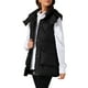 thumbnail image 4 of CHALECO INSPIRADOR CHIC para Mujer Abrigo de Invierno con Capucha, Cierre de Cremallera, Largo Medio, Sin Mangas, Acolchado, Talla S, Negro, 4 of 6