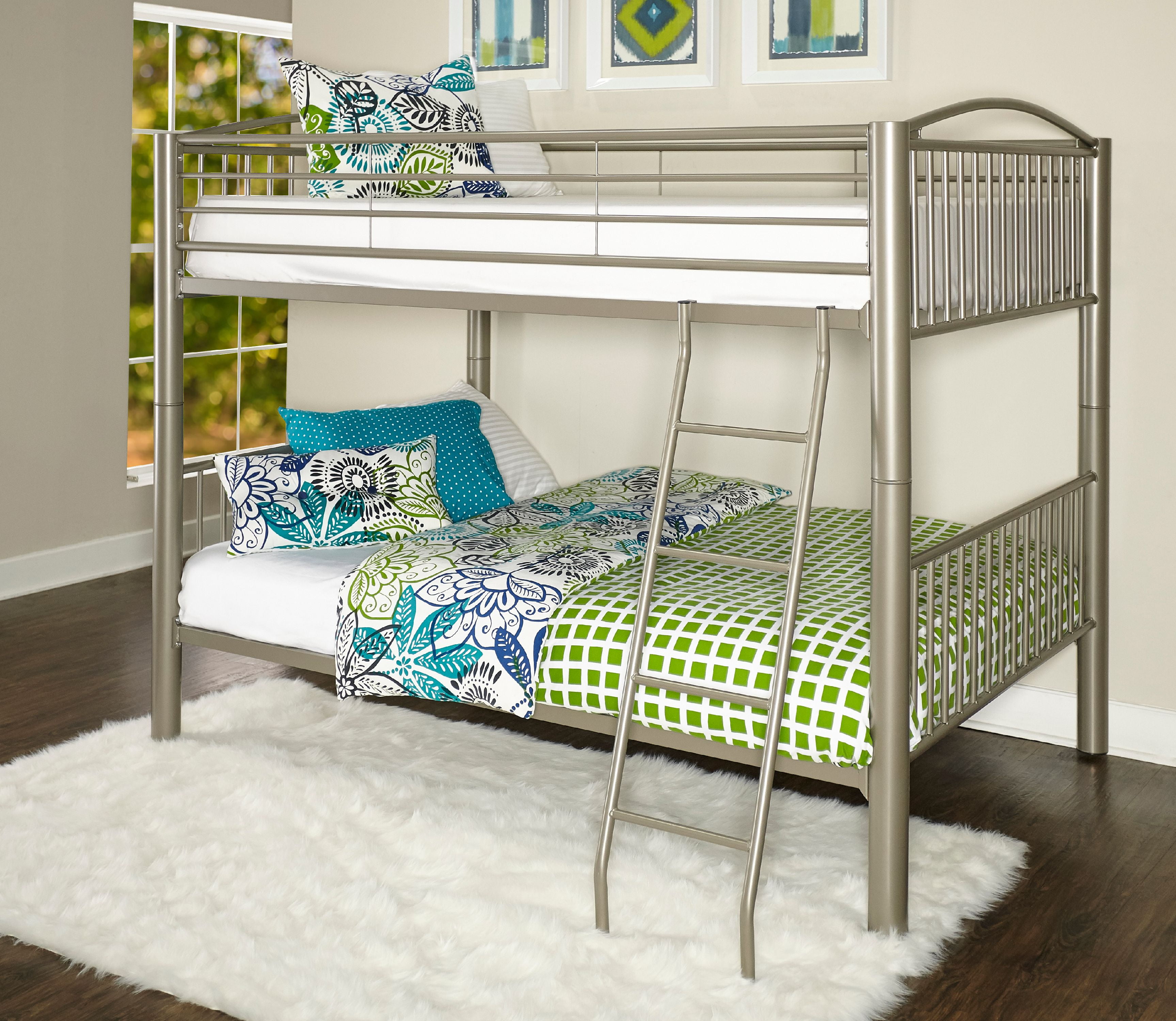 Powell Full Over Metal Bunk Bed, Powell Bunk Beds With Desk