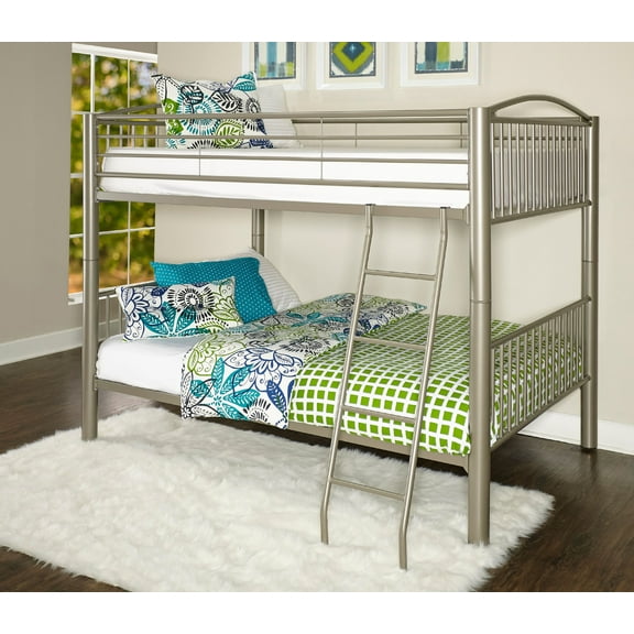 Powell Full Over Full Metal Bunk Bed, Multiple Colors