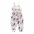 thumbnail image 5 of QIPOPIQ Toddler Girls Jumpsuits & Rompers Baby Kids Playsuit One Piece Solid Strap Romper Summer Outfits Clearance, 5 of 9