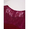 thumbnail image 6 of renvena Flower Girls Dress Floral Lace High Waisted Maxi Skirts Princess Bridesmaid Long Gown, 6 of 7