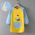 thumbnail image 4 of Toddler Dining Coverall Polyester Baby Bib Apron for Ages 3-6Years Protects Clothing from Spills Color Optional, 4 of 8