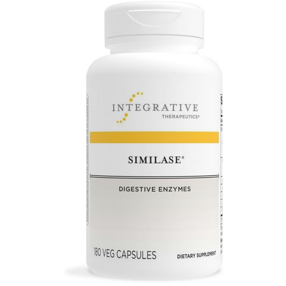 Integrative Therapeutics Similase - Physician Developed Digestive Enzymes - Supplement for Women and Men - Dairy Free - Vegan - 180 Capsules