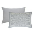 thumbnail image 2 of Superior Bedspread Set, Full, Slate Blue, 3 Piece, 2 of 4