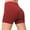 Wine, variant on Zpanxa Biker Shorts Women, Women's Comfortable Sports Pants Fitness Shorts High Waisted and Breathable Tight Pants Drying Yoga Pants