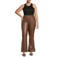 thumbnail image 2 of Dollhouse Womens Junior Plus Vegan Leather Flare, 2 of 5