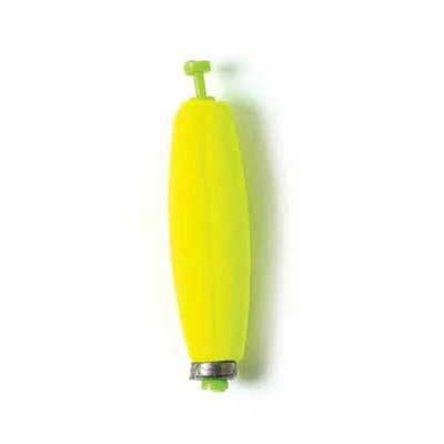 - Eagle Claw Float Cigar Foam Weighted Snap-On Chartreuse 2ct 21/2'