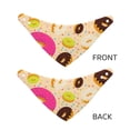 thumbnail image 6 of Kll Donuts Dog Bandanas,Triangle Reversible Pet Scarf For Small Medium Large And Extra Large Dogs-Large, 6 of 8