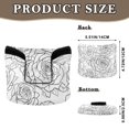 thumbnail image 2 of Haosy Lines Roses Golf Mallet Putter Cover Strong Magnetic Leather Golf Club Headcover Closure, 2 of 7