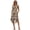 Duck Camouflage Art, variant on Western Cowboy & Desert Cactus Print Summer Sleeveless Dress, Side Pockets Sleeveless Sundress with Round Neck Comfort for Work