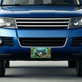 thumbnail image 4 of Peeking Black Bear Metal Novelty License Plate, 4 of 7