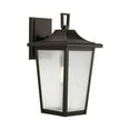 thumbnail image 6 of Padgett Collection One-Light Transitional Antique Bronze Clear Seeded Glass Outdoor Wall Lantern, 6 of 11